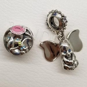 PANDORA Dumbo Charm Pendant Elephant Mrs.Jumbo lov PANDORA Dumbo Charm Pendant Elephant Mrs.Jumbo lov